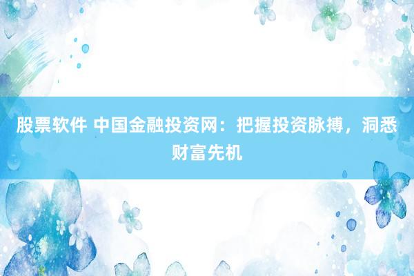 股票软件 中国金融投资网：把握投资脉搏，洞悉财富先机