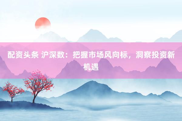 配资头条 沪深数：把握市场风向标，洞察投资新机遇